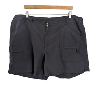 Worldwide Sportsman Cargo hiking outdoor nylon black Shorts 20w